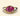 Bague Twist or jaune et tourmaline rose ovale, grand modèle